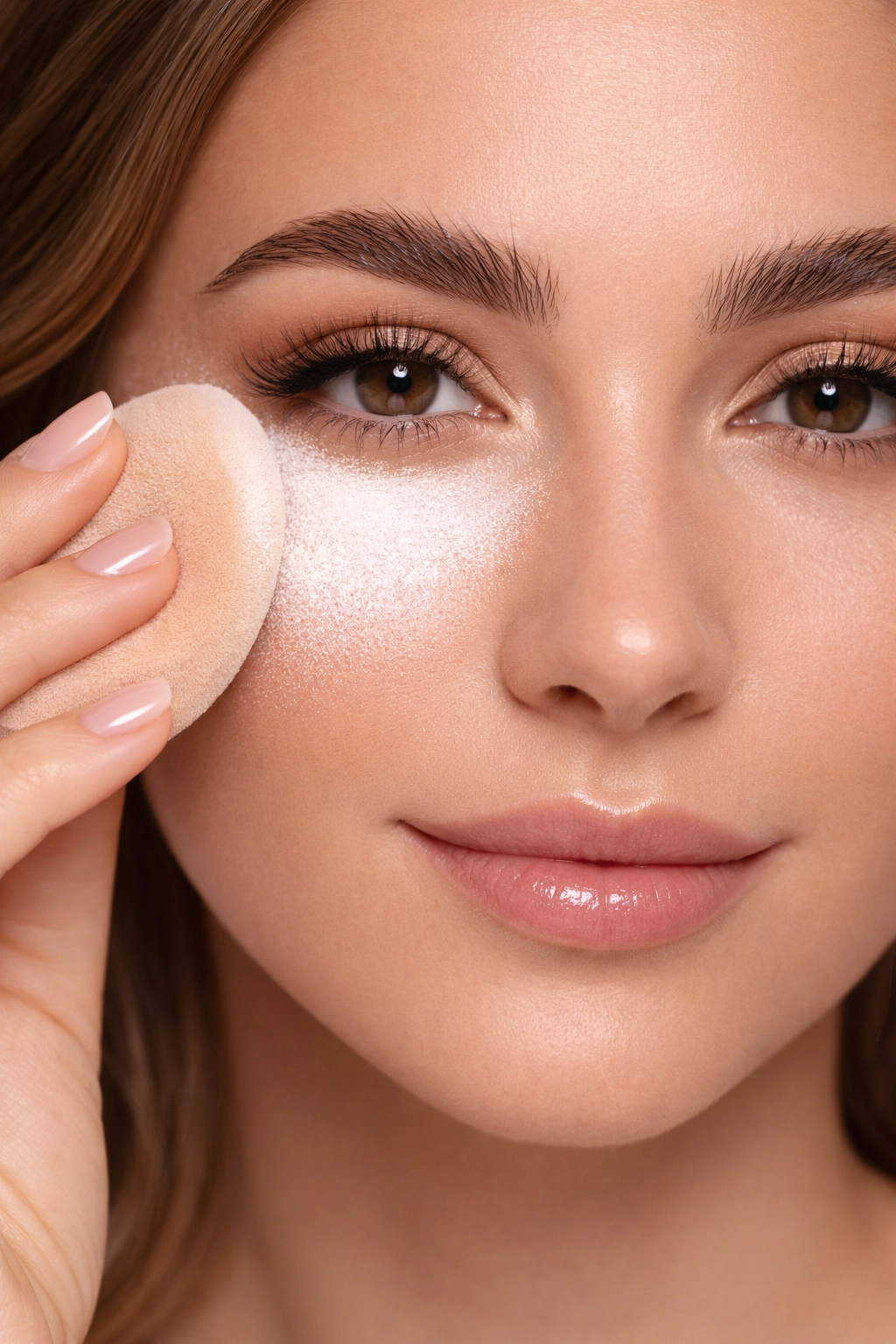 poudre baking sous les yeux